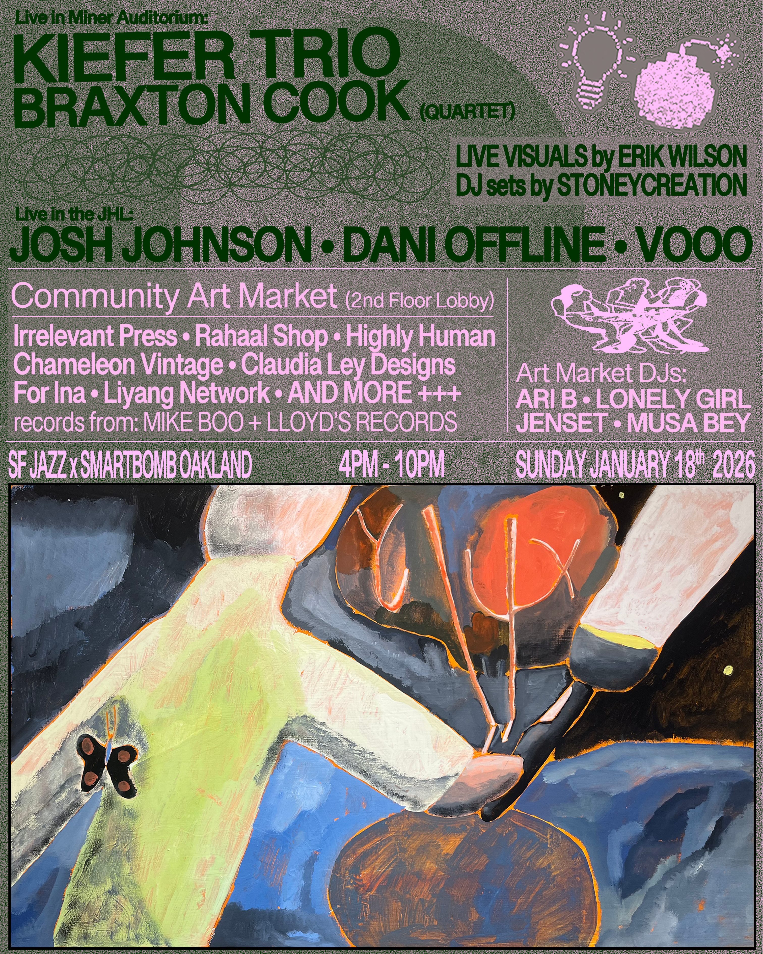 Smartbomb x SF Jazz, January 18